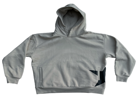 Star Hoodie BEIGE-BLACK